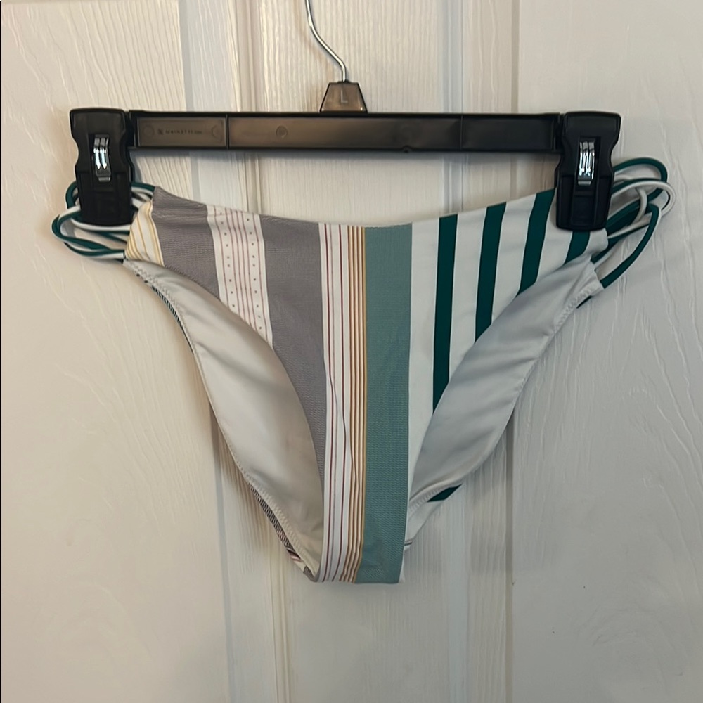 O’Neill NWT Striped Multicolor Bikini Bottom